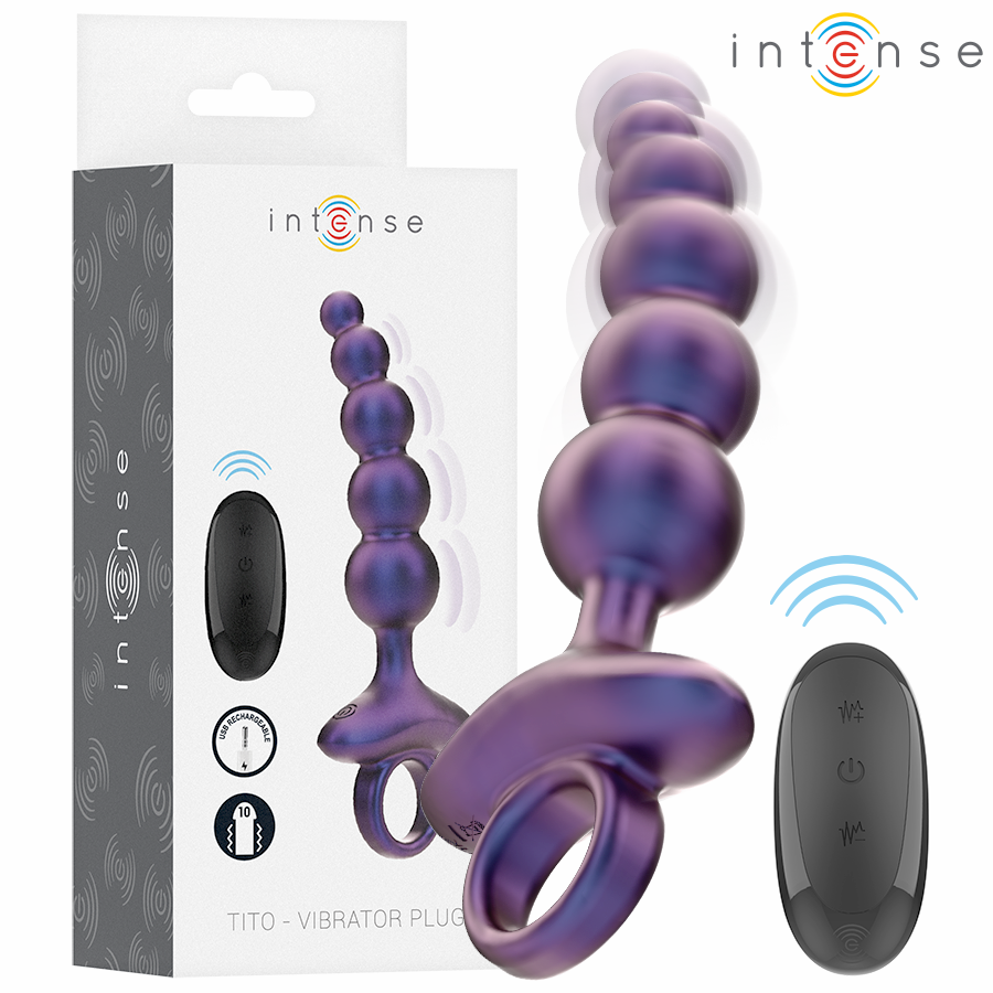 Intense Anal Toys-Tito Plug anale Vibrator Model 3 1 Intense Anal Toys-Tito Plug anale Vibrator Model 3 · Giocattoli anali