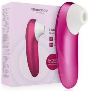 Womanizer-Pro vibrante stimolatore clitorideo Rosa-Silicone, 10 velocità