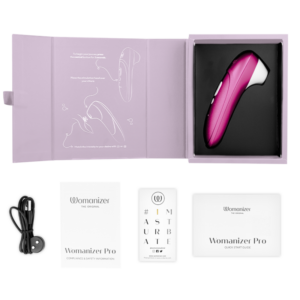 Womanizer-Pro vibrante stimolatore clitorideo Rosa-Silicone, 10 velocità · Vibratori (immagine 3)