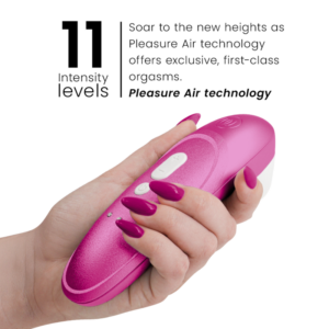 Womanizer-Pro vibrante stimolatore clitorideo Rosa-Silicone, 10 velocità · Vibratori (immagine 7)