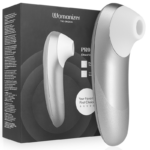 Womanizer-Pro Vibrant Stimolatore del Clitoride Silver Grey-Silicone · Vibratori