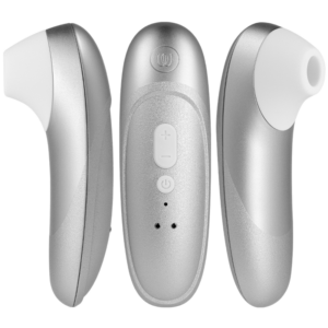 Womanizer-Pro Vibrant Stimolatore del Clitoride Silver Grey-Silicone · Vibratori (immagine 4)