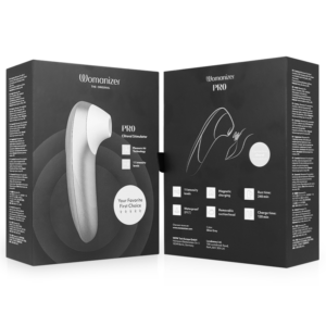 Womanizer-Pro Vibrant Stimolatore del Clitoride Silver Grey-Silicone · Vibratori (immagine 7)