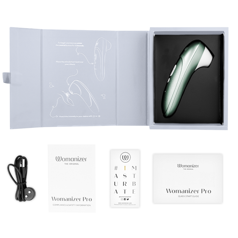 Womanizer-Pro Vibrante Stimolatore Clitorideo Verde Salvia-Silicone · Vibratori (imaginea 7)