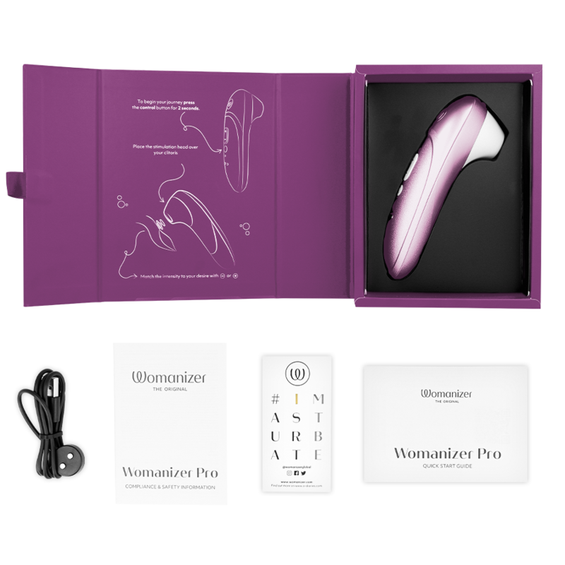 Womanizer-Pro Vibrante Stimolante Clitorideo Lilla-Silicone, 10 · Vibratori (imaginea 5)