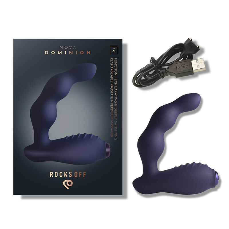 Rocks-Off-Nova Dominion Massaggiatore Ricaricabile per la Prostata 4 Rocks-Off-Nova Dominion Massaggiatore Ricaricabile per la Prostata · Giocattoli anali (imaginea 4)