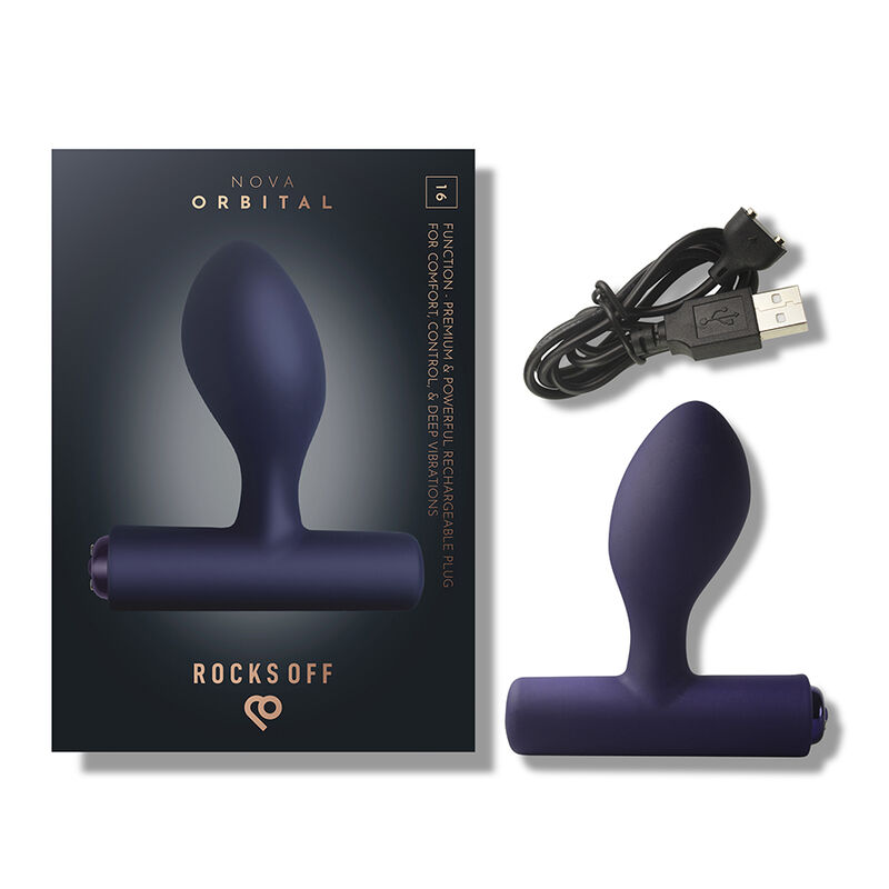 Rocks-Off-Nova Orbital Plug anale Ricaricabile Premium · Giocattoli anali (immagine 4)