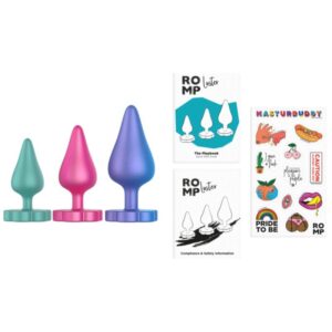 Romp-Luster Kit Allenamento Anale S/M/L con Base in Forma · Giocattoli anali (imaginea 9)