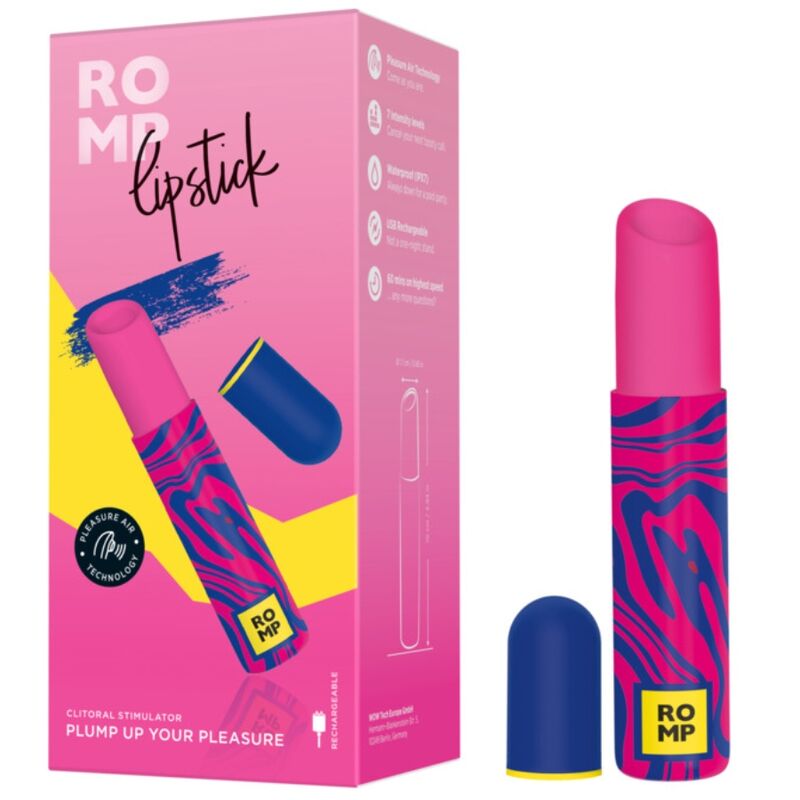 Romp-Lipstick Stimolatore Clitorideo 7 Livelli-7 velocità 6 Romp-Lipstick Stimolatore Clitorideo 7 Livelli-7 velocità · Vibratori (imaginea 6)