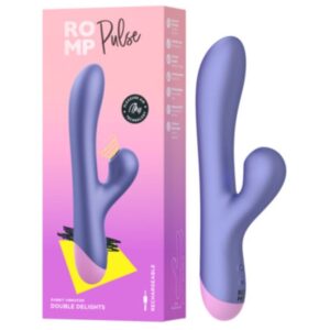 Romp-Pulse Rabbit Dual Vibratore per Punto G Blu · Vibratori (immagine 9)