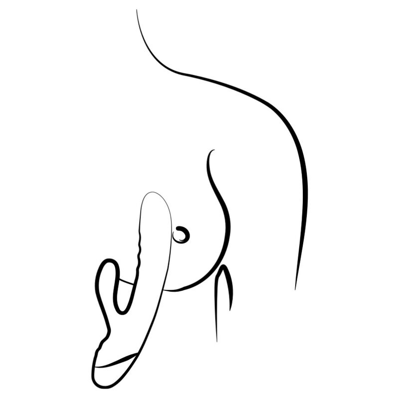 Romp-Jazz Vibratore Rabbit Ricaricabile Rosso-Silicone, Ricaricabile · Vibratori (immagine 7)