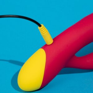 Romp-Jazz Vibratore Rabbit Ricaricabile Rosso-Silicone, Ricaricabile · Vibratori (immagine 9)