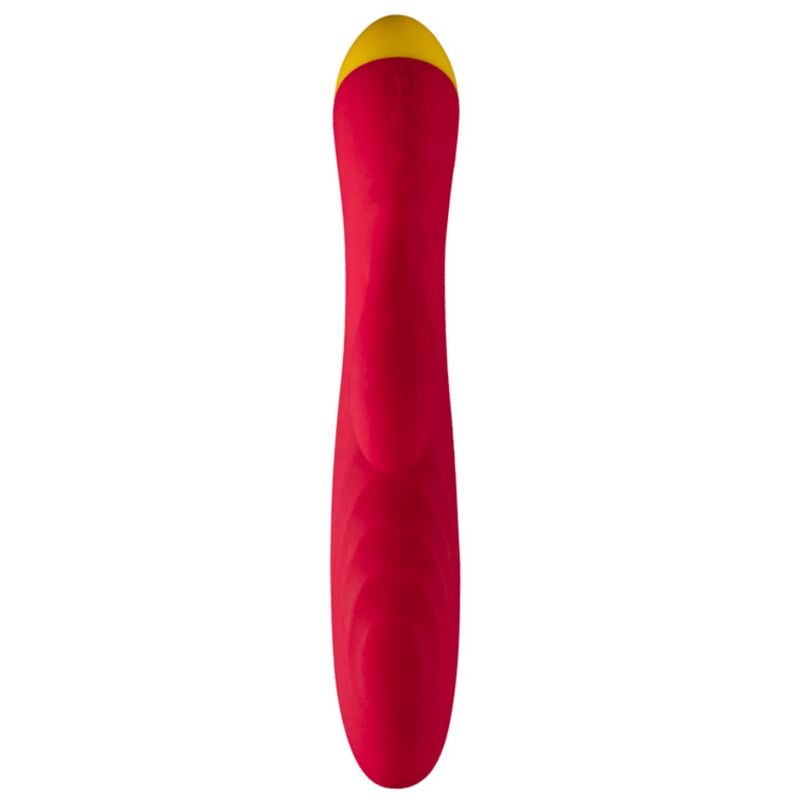 Romp-Jazz Vibratore Rabbit Ricaricabile Rosso-Silicone, Ricaricabile · Vibratori (immagine 3)