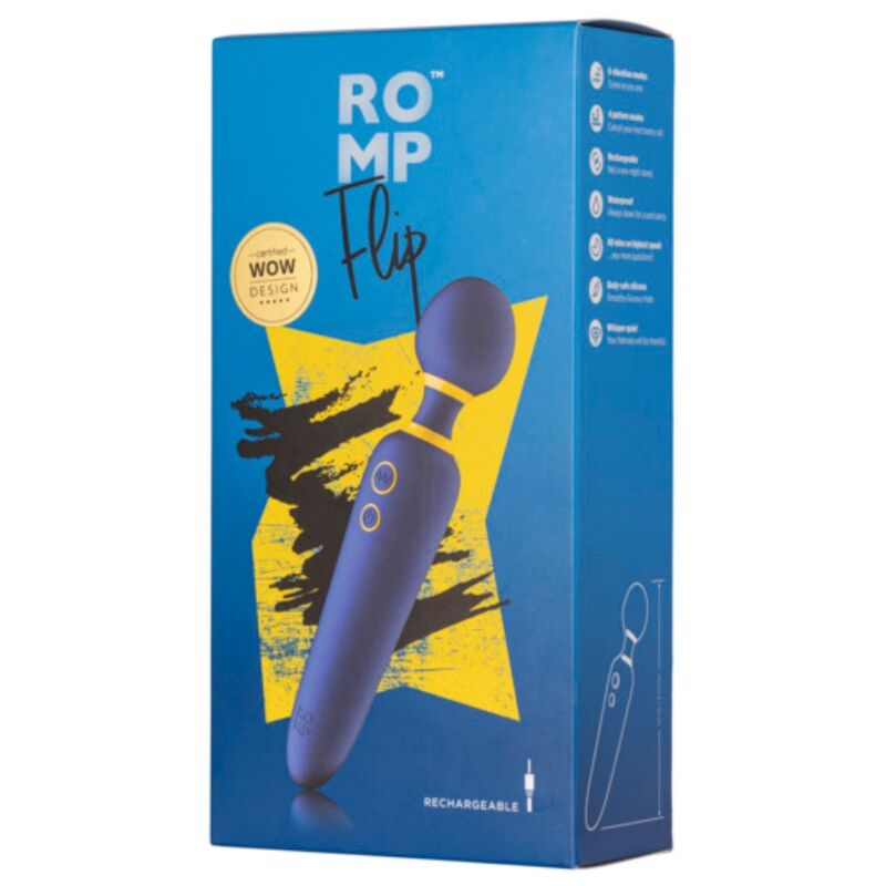 Romp-Flip Vibratore Wand Silenzioso 10 modalità · Vibratori (immagine 6)