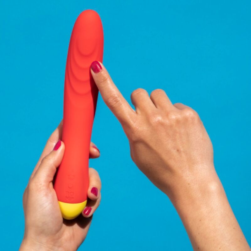 Romp-Hype Vibratore Multifunzione G-spot Rosso-Silicone 3 Romp-Hype Vibratore Multifunzione G-spot Rosso-Silicone · Vibratori (imaginea 3)