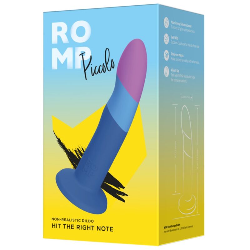 Romp-Piccolo Dildo in Silicone con Ventosa Tricolore 14 cm-Ventosa 8 Romp-Piccolo Dildo in Silicone con Ventosa Tricolore 14 cm-Ventosa · Dildo & Stimolatori (imaginea 8)