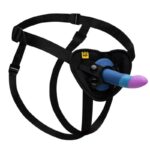 Romp-Piccola Harness con Dildo in Silicone Tricolore 14 cm-Ventosa · Dildo & Stimolatori