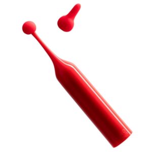 Romp-Pop Stimolatore clitorideo ad alta frequenza, Rosso-Silicone