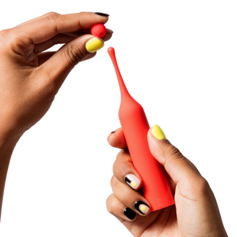 Romp-Pop Stimolatore clitorideo ad alta frequenza, Rosso-Silicone 2 Romp-Pop Stimolatore clitorideo ad alta frequenza, Rosso-Silicone · Vibratori (imaginea 2)