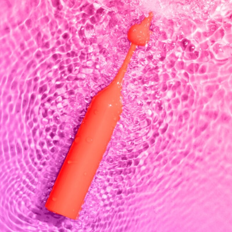 Romp-Pop Stimolatore clitorideo ad alta frequenza, Rosso-Silicone · Vibratori (imaginea 4)