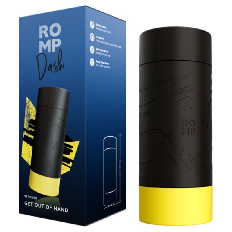 Romp-Dash Masturbatore Maschile con Controllo Suzione 20 cm-TPE · Masturbatori (imaginea 2)