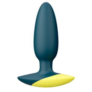 Romp-Bass Plug anale Vibrator 10 cm Verde-Silicone, 3 velocità