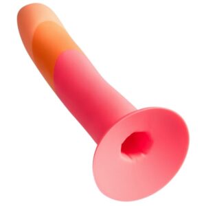 Romp-Dildo in Silicone Tricolore, 18 cm-Waterproof, Ventosa · Dildo & Stimolatori (imaginea 3)