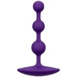 Romp-Amplificatore di perle anali flessibili in silicone 12,5 cm Viola · Giocattoli anali