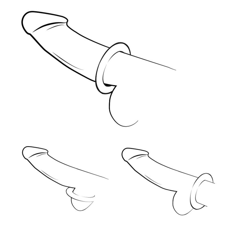Romp-Remix Trio Set di 3 Anelli in Silicone Viola-Waterproof · Anelli & Guaine per pene (imaginea 9)