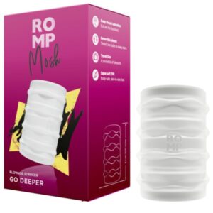 Romp-Mosh Masturbatore Maschile Trasparente con Guaina Reversibile · Masturbatori (imaginea 3)