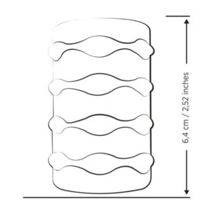 Romp-Mosh Masturbatore Maschile Trasparente con Guaina Reversibile · Masturbatori (imaginea 7)