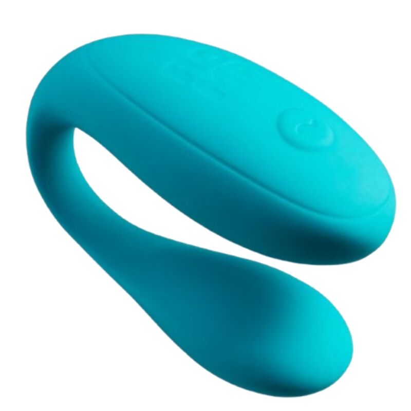 Romp-Join Vibratore per Coppia Turchese-Silicone, 3 velocità