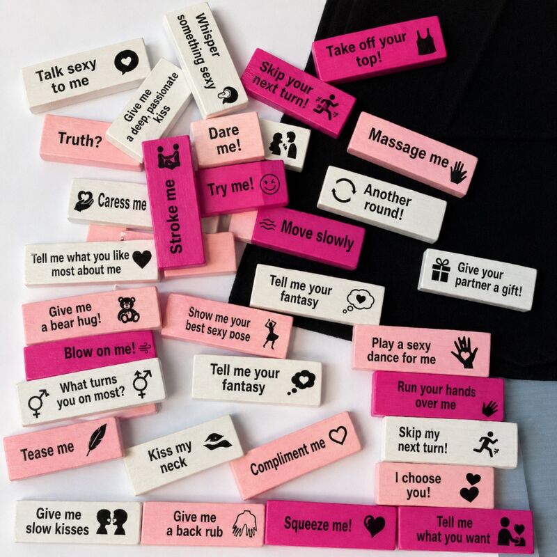 Diverty Sex-Diablo Piccante - Borsa con 16 Love Blocks 1 Diverty Sex-Diablo Piccante - Borsa con 16 Love Blocks · Giochi erotici