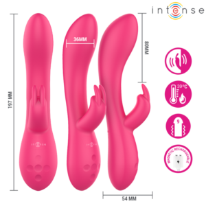 Intense High Tech-Tammy Rabbit Stimolatore con Riscaldamento-Silicone · Vibratori (immagine 7)