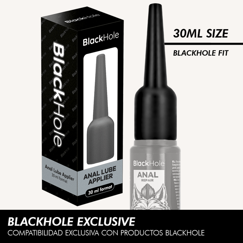 Black Hole-Applicatore Lubrificante Anal S Size 30 ml-Bottiglia