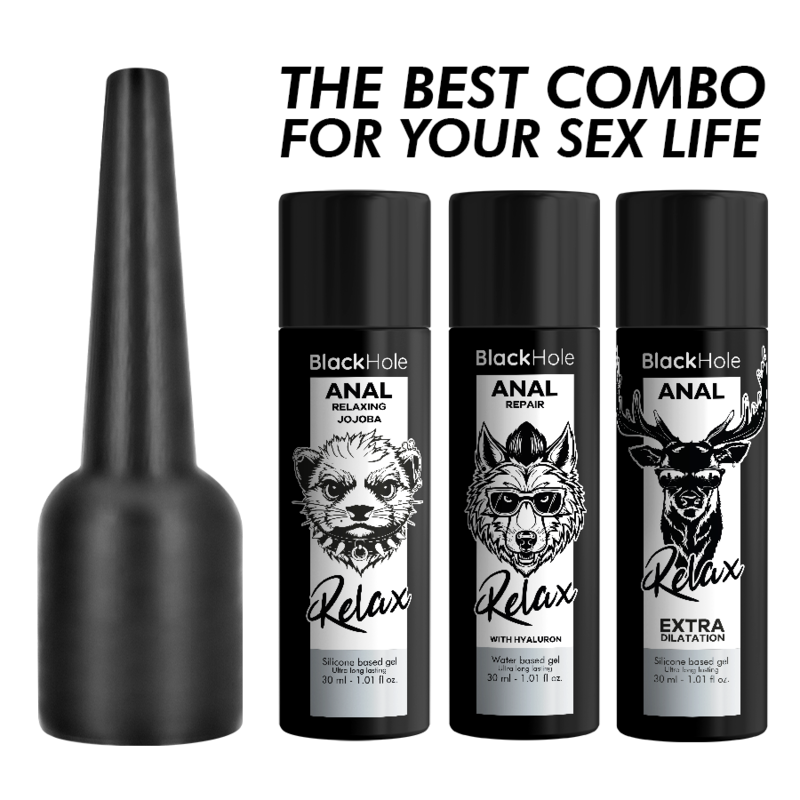 Black Hole-Applicatore Lubrificante Anal S Size 30 ml-Bottiglia · Lubrificanti (imaginea 7)