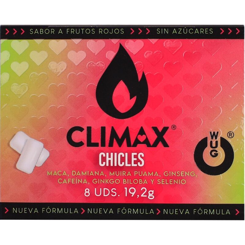 Wug Gum-Climax Gum Masticabile Integratore Alimentare - Blister 8