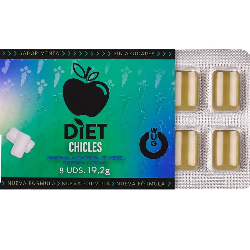 Wug Gum-WUG Diet Gum Funzionale Senza Zucchero, Gusto Menta 2 Wug Gum-WUG Diet Gum Funzionale Senza Zucchero, Gusto Menta · Integratori alimentari (imaginea 2)
