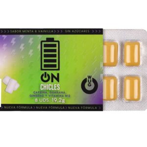 Wug Gum-On Guma Funzionale con Caffeina e Guaranà, Sapore di Menta 7 Wug Gum-On Guma Funzionale con Caffeina e Guaranà, Sapore di Menta · Integratori alimentari (immagine 3)