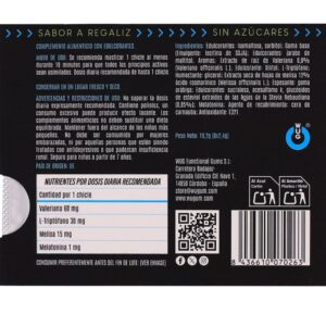 Wug Gum-Off Gomma Funzionale con Melatonina e Valeriana, Sapore 7 Wug Gum-Off Gomma Funzionale con Melatonina e Valeriana, Sapore · Integratori alimentari (imaginea 3)
