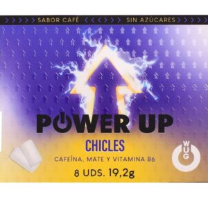 Wug Gum-WUG Power Up gomma funzionale con caffeina e opaco, aroma 74 Wug Gum-WUG Power Up gomma funzionale con caffeina e opaco, aroma