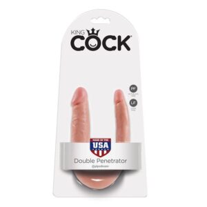 King Cock-Dildo Doppia Penetrazione 12.7 cm Natural-Waterproof — PIPEDREAMS · Dildo & Stimolatori (imaginea 4)