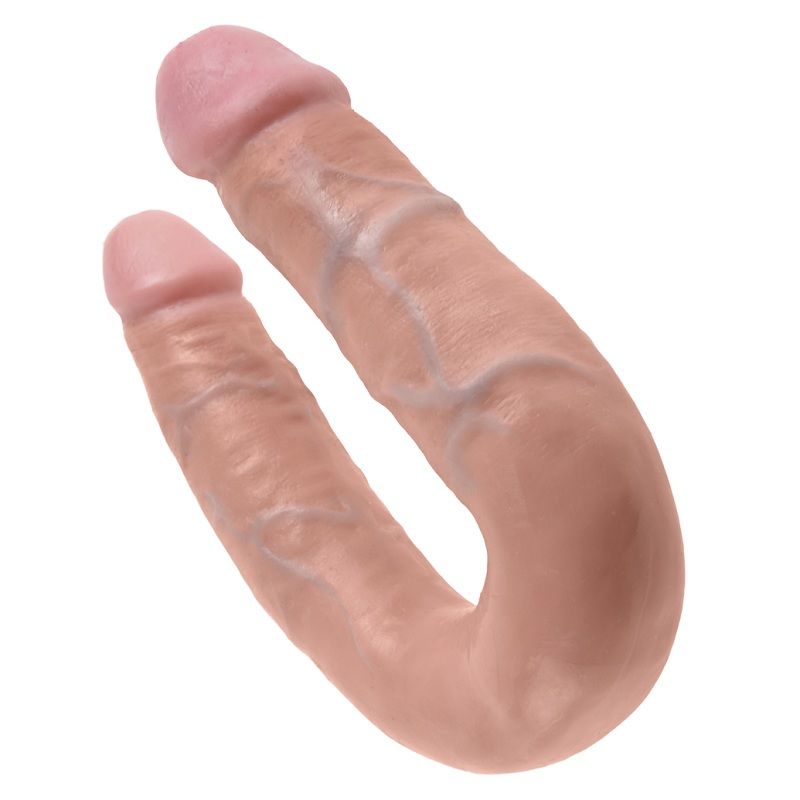 King Cock-Dildo Doppio Penetrazione 13.9 cm Natural-Waterproof 2 King Cock-Dildo Doppio Penetrazione 13.9 cm Natural-Waterproof — PIPEDREAMS · Dildo & Stimolatori (immagine 2)