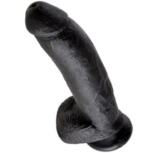 King Cock-22.9 cm (9'') Penis Realist Nero-Ventosa — PIPEDREAMS · Dildo & Stimolatori (imaginea 4)