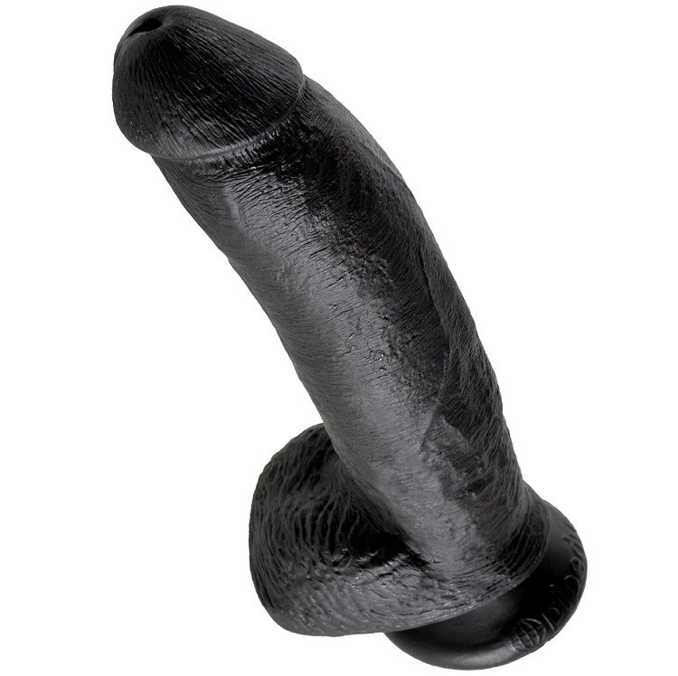 King Cock-22.9 cm (9'') Penis Realist Nero-Ventosa — PIPEDREAMS · Dildo & Stimolatori (imaginea 4)