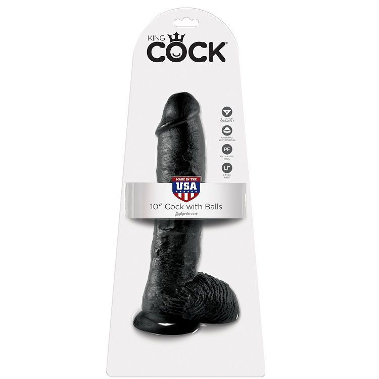 King Cock-Dildo Realist Nero 26.5 cm-Ventosa 2 King Cock-Dildo Realist Nero 26.5 cm-Ventosa — PIPEDREAMS · Dildo & Stimolatori (imaginea 2)