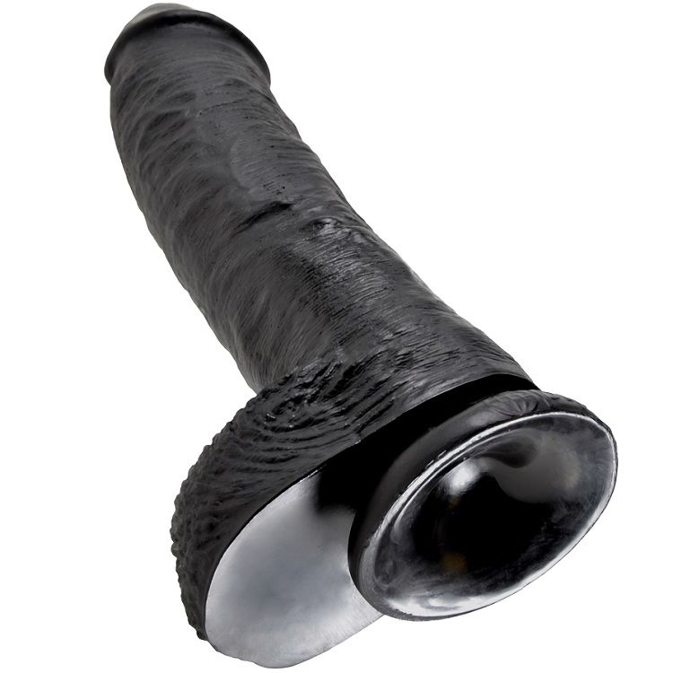 King Cock-Dildo Realist Nero 26.5 cm-Ventosa — PIPEDREAMS · Dildo & Stimolatori (imaginea 4)