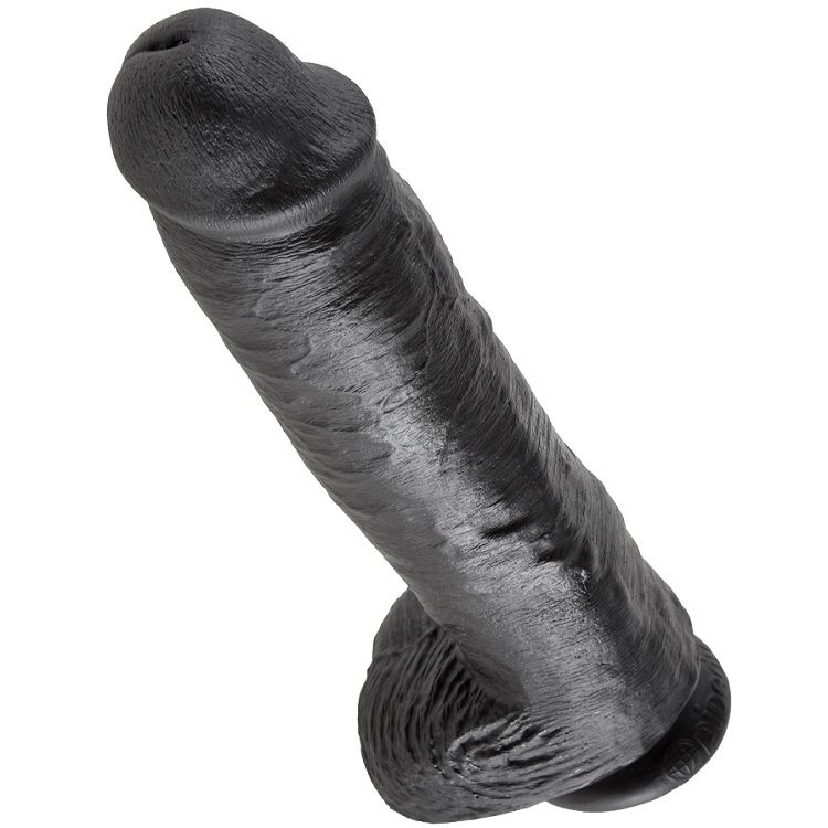King Cock-11 Inch Dildo Realistico Nero 28 cm-Ventosa — PIPEDREAMS · Dildo & Stimolatori (immagine 5)