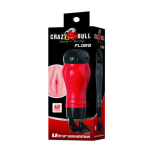 Crazy Bull-Flora Vagina con Base Masturbatore-TPR, 12 velocità · Masturbatori (immagine 9)