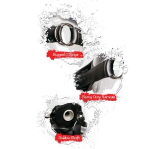 Pipedreams-Fetish Fantasy Extreme Strap-on 25,5 cm · Anelli & Guaine per pene (immagine 2)